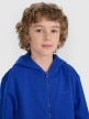 mini: Chłopięca bluza rozpinana z kapturem 4F 4FJRAW25TSWSM2488 - niebieska (4)