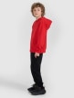 mini: Chłopięca bluza rozpinana z kapturem 4F 4FJRAW25TSWSM2488 - czerwona (3)