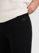 mini: Dziewczęce legginsy dzianinowe 4F 4FJRAW25TTIGF291 - czarne (4)