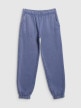 mini: Dziewczęce spodnie dresowe joggery 4F 4FJRAW25TTROF1473 - niebieskie (6)