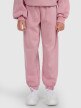 mini: Dziewczęce spodnie dresowe joggery 4F 4FJRAW25TTROF1473 - różowe (2)