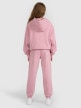mini: Dziewczęce spodnie dresowe joggery 4F 4FJRAW25TTROF1473 - różowe (6)