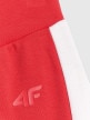 mini: Dziewczęce spodnie dresowe 4F 4FJRAW25TTROF1599 - czerwone (6)