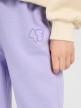 mini: Dziewczęce spodnie dresowe 4F 4FJRAW25TTROF1601 - fioletowe (2)