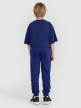 mini: Chłopięce spodnie dresowe joggery 4F 4FJRAW25TTROM1578 - granatowe (5)