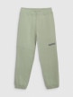 mini: Chłopięce spodnie dresowe joggery 4F 4FJRAW25TTROM1605 - oliwkowe (7)