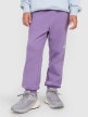 mini: Chłopięce spodnie dresowe joggery 4F 4FJRAW25TTROM1605 - fioletowe (2)
