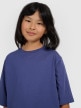 mini: Dziewczęcy t-shirt oversize z nadrukiem 4F 4FJRAW25TTSHF3187 - granatowy (5)