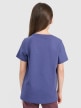mini: Dziewczęcy t-shirt z nadrukiem 4F 4FJRAW25TTSHF3189-11S - granatowy (5)
