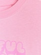 mini: Dziewczęcy t-shirt oversize z nadrukiem 4F 4FJRAW25TTSHF3197 - różowy (7)