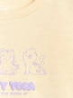 mini: Dziewczęcy t-shirt z nadrukiem 4F 4FJRAW25TTSHF3198 - żółty (7)