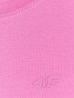 mini: Dziewczęcy t-shirt bez nadruku 4F 4FJRAW25TTSHF3233 - różowy (6)