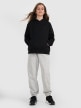 mini: Dziewczęca bluza nierozpinana z kapturem 4F 4FJRMM00TSWSF2465 - czarna (2)