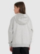 mini: Dziewczęca bluza nierozpinana z kapturem 4F 4FJRMM00TSWSF2465 - szara (4)