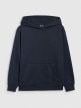 mini: Dziewczęca bluza nierozpinana z kapturem 4F 4FJRMM00TSWSF2465 - granatowa (6)