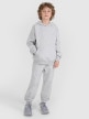  4F JUNIOR Chłopięce spodnie dresowe joggery 4F 4FJRMM00TTROM1628  szare Szary