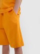 mini: Chłopięce spodenki dresowe 4F 4FJRSS25TSHOM684 - pomarańczowe (3)