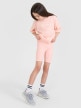 mini: Dziewczęce legginsy kolarki 4F 4FJRSS25TSTIF019 - różowe (1)