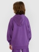mini: Chłopięca bluza dresowa rozpinana z kapturem 4F 4FJRSS25TSWSM2103 - fioletowa (3)