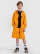 mini: Chłopięca bluza dresowa rozpinana z kapturem 4F 4FJRSS25TSWSM2103 - pomarańczowa (6)