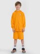 mini: Chłopięca bluza dresowa rozpinana z kapturem 4F 4FJRSS25TSWSM2103 - pomarańczowa (5)