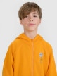 mini: Chłopięca bluza dresowa rozpinana z kapturem 4F 4FJRSS25TSWSM2103 - pomarańczowa (2)