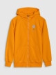 mini: Chłopięca bluza dresowa rozpinana z kapturem 4F 4FJRSS25TSWSM2103 - pomarańczowa (7)