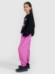 mini: Dziewczęca spodnie dresowe joggery 4F 4FJRSS25TTROF1465 - różowe (3)