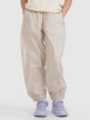 mini: Dziewczęca spodnie dresowe joggery 4F 4FJRSS25TTROF1465 - beżowe (4)