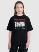 mini: Dziecięca koszulka z nadrukiem 4F 4FJRSS25TTSHU3297 - czarna (2)