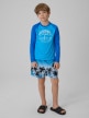 mini: Chłopięcy longsleeve do pływania UPF50+ 4F 4FJRSS26TFLOM665 - niebieski (5)