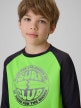 mini: Chłopięcy longsleeve do pływania UPF50+ 4F 4FJRSS26TFLOM665 - zielony (4)