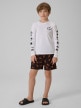 mini: Chłopięcy longsleeve do pływania UPF50+ 4F 4FJRSS26TFLOM696 - biały (2)