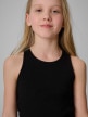 mini: Dziewczęcy crop top 4F 4FJRSS26TSLEF327 - czarny (2)