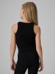 mini: Dziewczęcy crop top 4F 4FJRSS26TSLEF327 - czarny (4)