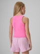 mini: Dziewczęcy crop top 4F 4FJRSS26TSLEF327 - różowy (4)