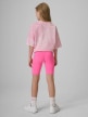 mini: Dziewczęce kolarki dzianinowe 4F 4FJRSS26TSTIF038 - różowe (6)