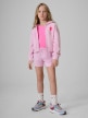 mini: Dziewczęca bluza rozpinana z kapturem 4F 4FJRSS26TSWSF2936 - różowa (6)