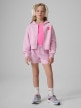 mini: Dziewczęca bluza rozpinana z kapturem 4F 4FJRSS26TSWSF2936 - różowa (2)