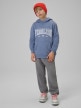 mini: Chłopięca bluza nierozpinana z kapturem 4F 4FJRSS26TSWSM2637 - denim (6)