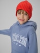 mini: Chłopięca bluza nierozpinana z kapturem 4F 4FJRSS26TSWSM2637 - denim (3)