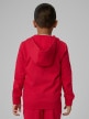 mini: Chłopięca bluza rozpinana z kapturem 4F 4FJRSS26TSWSM2749 - czerwona (6)