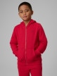 mini: Chłopięca bluza rozpinana z kapturem 4F 4FJRSS26TSWSM2749 - czerwona (1)