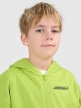 mini: Chłopięca bluza dresowa rozpinana z kapturem 4F 4FJRSS26TSWSM2817 - zielona (4)