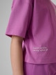 mini: Dziewczęcy t-shirt z nadrukiem 4F 4FJRSS26TTSHF3827 - fioletowy (4)