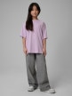 mini: Dziewczęcy t-shirt z nadrukiem 4F 4FJRSS26TTSHF3870 - fioletowy (5)