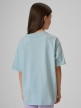 mini: Dziewczęcy t-shirt z nadrukiem 4F 4FJRSS26TTSHF3981 - niebieski (4)