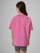 mini: Dziewczęcy t-shirt z nadrukiem 4F 4FJRSS26TTSHF3981 - różowy (4)