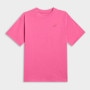 mini: Dziewczęcy t-shirt bez nadruku 4F 4FJRSS26TTSHF3984 - różowy (5)