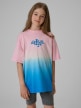 mini: Dziewczęcy t-shirt z nadrukiem 4F 4FJRSS26TTSHF4186 - multikolor (1)